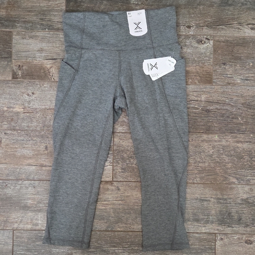 NWT Xersion Gray Leggings (Anti-Odor)